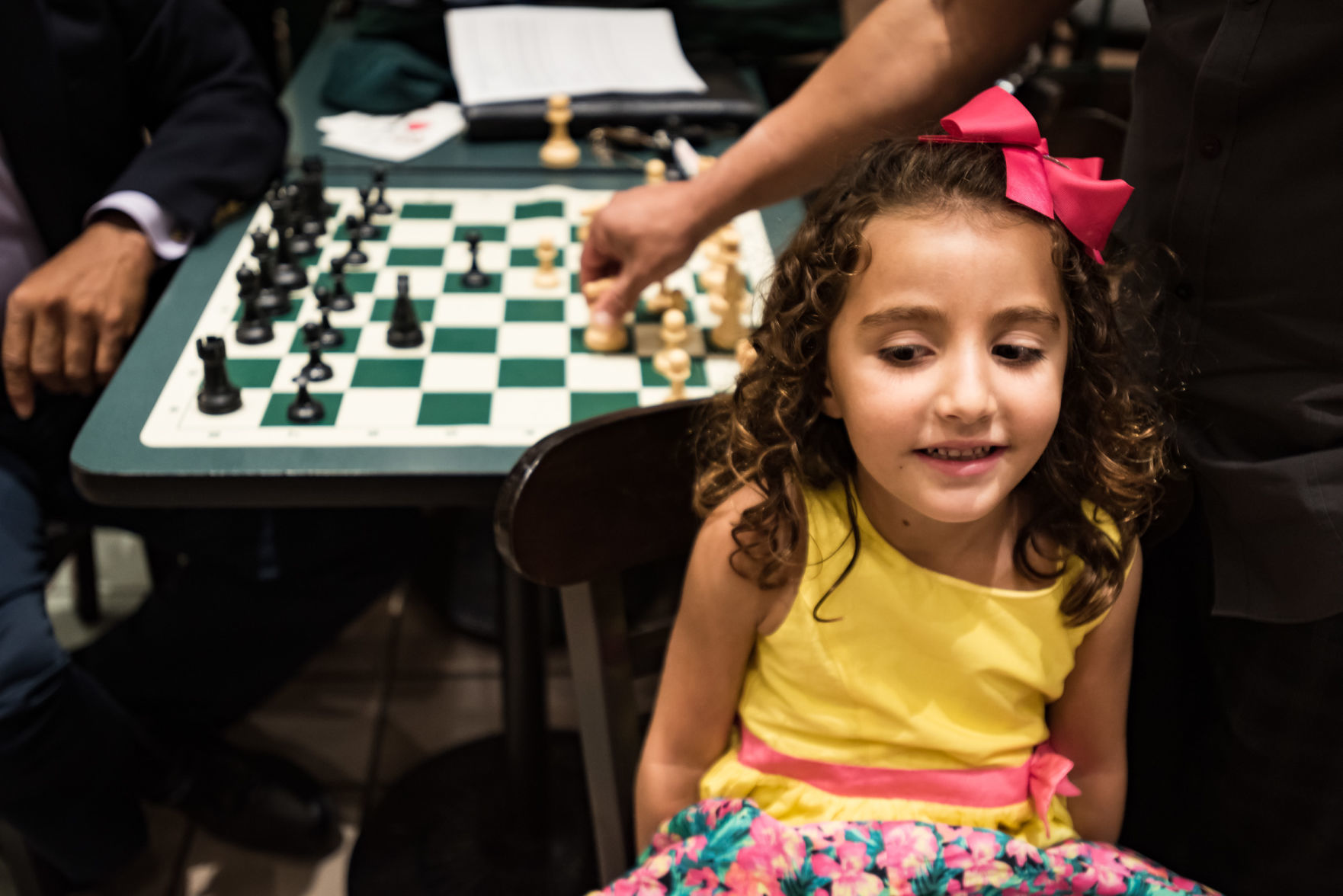 Celine Atassi 5 Year Old Chess Player